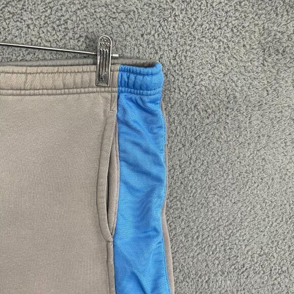 VTG Nike Shorts Men M Gray Blue Athletic Pull On Fleece Y2K - Picture 4 of 14